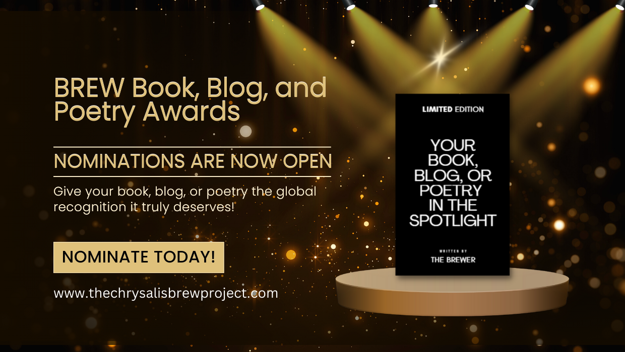 Nominate for the BREW International Book, Blog, and Poetry Awards